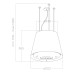 Подвесная вытяжка EASY UX WH/F/50 ELICA PRF0119940A