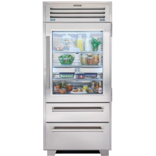 Холодильник/морозильник со стеклянной дверцей Sub-Zero ICBPRO3650G
