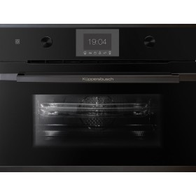 Компактный духовой шкаф с микроволнами Kuppersbusch CBM 6350.0 S6 Черная сталь (только ручка)