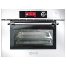 Комбинированный духовой шкаф с паром, микроволнами ILVE 645-SCHSW/SSC сталь (ручки хром)