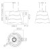 Подвесная вытяжка WAVE UX BL MAT/F/51 ELICA PRF0171193