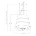 Подвесная вытяжка WAVE UX BL MAT/F/51 ELICA PRF0171193