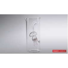 Графин MEDUSA ROSA, декор "Розовая медуза", 100% боросиликатное стекло, D 11см, Н 24.5см