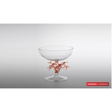 Чаша малая "Кораллы" CORALLO PICCOLA, 100% боросиликатное стекло, D 18,5см, Н 16см