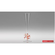 Фужер "Кораллы" CORALLO, 100% боросиликатное стекло, D 8,5см, Н 28,5см