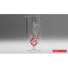 Графин CORALLO, декор "Кораллы", 100% боросиликатное стекло, D 11см, Н 24.5см
