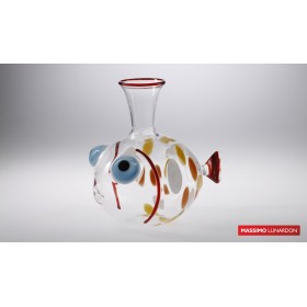Декантер "Рыбный пруд" FISHPOOL, 100% боросиликатное стекло, D 25см, Н 27см