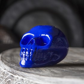 Череп синий, малый, 10см, Chateau Collection