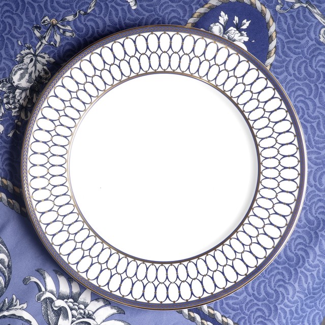 Набор подстановочных тарелок 27 см, 3шт,  "Renaissance Gold" Wedgwood, фарфор