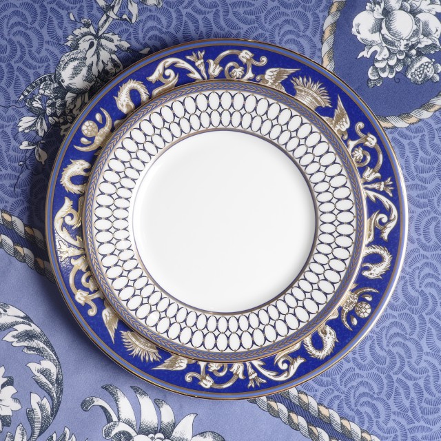 Набор подстановочных тарелок 27 см, 6шт,  "Renaissance Gold" Wedgwood, фарфор