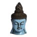 Фигурка Голова Будды, голубая, 40см, дерево, Chateau Collection	