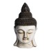 Фигурка Голова Будды, белая, 40см, дерево, Chateau Collection