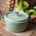 STAUB	11028115	Кокот круглый, 28 см, 6,7 л, шалфей