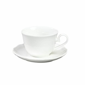 T8603382 Чашка с блюдцем чайная 230 мл, фарфор, Flower, HOME CHEF