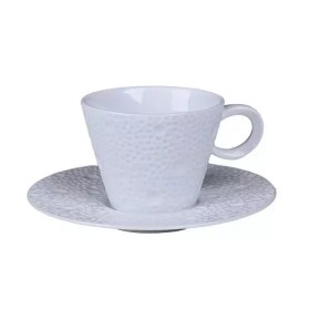 T5507758/7759 Набор 2 предмета: чашка чайная 175 мл + блюдце 16,1 см, фарфор, Meteorite, HOME CHEF