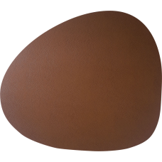 Подстановочная салфетка фигурная 37х44 см, cognac, SKINNATUR