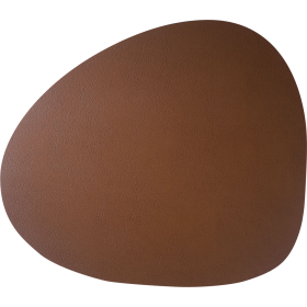 Подстановочная салфетка фигурная 37х44 см, cognac, SKINNATUR
