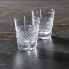 Набор из 2-х низких стаканов для виски Diamond Line 290 мл,  хрусталь, Waterford