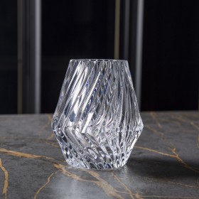 AVDEEV CRYSTAL С469/4 Ваза д/цветов "Монако" низкая