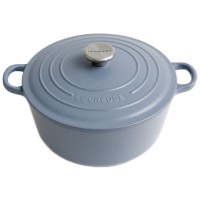 Кастрюля круглая 26 см Голубой минерал, стальная ручка, Le Creuset, 21001264514461, Чугун