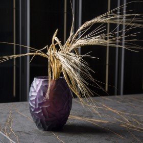 Ваза д/цветов "Марсель", низкая, сиреневая