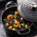 Кастрюля круглая 26 см Чёрный, стальная ручка, Le Creuset, 21177260000430, Чугун