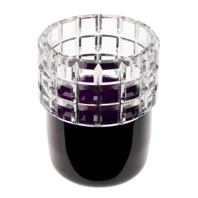 Ваза д/цветов "Ницца" низкая, Avdeev Crystal прозрачно-сиреневая