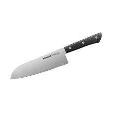 SHR-0095B/K Нож кухонный "Samura HARAKIRI" Сантоку, Samura, 175 мм, корроз.-стойкая сталь, ABS пластик