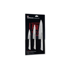 SHR-0220AW/K Набор ножей 3 в 1 "Samura HARAKIRI", Samura, 11, 23, 85, корроз.-стойкая сталь, белый акрил