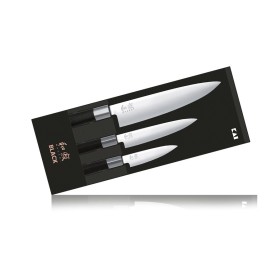 67S-300 Набор ножей 3 шт. KAI, Васаби black, 6710P + 6715U + 6720C