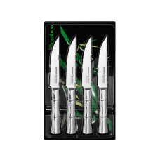 SBA-0031S/K Набор из 4 ножей "Samura Bamboo" для стейка 110 мм, AUS-8