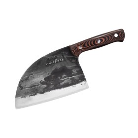 SMB-0040R/K Топорик кухонный "Samura MAD BULL" 180 мм, G-10 красно-чёрный