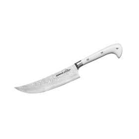 SU-0086DBW/K Нож кухонный "Samura SULTAN" Пичак 159 мм, G-10 бел., дамаск 67 слоев