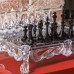 Avdeev Crystal С2003/35ч  Композиция "Хрустальные шахматы" черные 