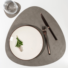 Подстановочная салфетка треугольник 41х41 см, светло-серый, VERO
