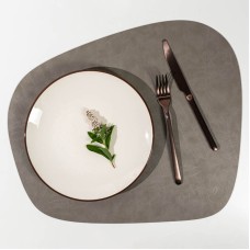 Подстановочная салфетка трапеция 42х36 см, светло-серый, VERO