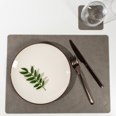 Подстановочная салфетка прямоугольник 30х40 см, светло-серый, VERO