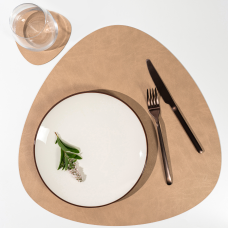 Подстановочная салфетка треугольник 41х41 см, песочный, VERO