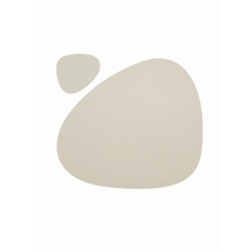 Подстановочная салфетка фигурная, белый 37x44 см + подстаканник, VERO