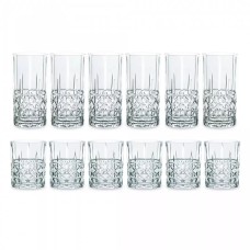 Набор стаканов 12 шт.  345 мл бессвинцовый хрусталь (set 12 pcs), серия HIGHLAND