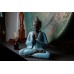  Фигурка Будда, сидящий в позе лотоса, большой, голубой, 50 см, полирезина	 Chateau Collection