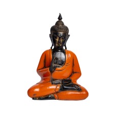 Фигурка Будда сидящий, "Бесстрашие", средний, белый, 35см, CHATEAU COLLECTION