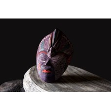 Маска "Орнамент" на удачу, фиолетовая, 28,5см*20,5см, Chateau Collection