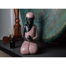 CC-MSITB-P Фигурка Монах, сидящий, большой, пурпурный, 40см, дерево, Chateau Collection