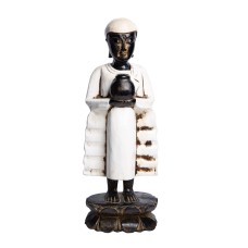 CC-MSTPOTB-W Фигурка Монах, стоящий с горшком, большой, белый, 50см, Chateau Collection