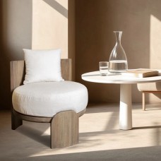 Кресло для отдыха (тик, ткань букле), 780х840х700 мм, Chateau Collection