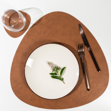 Подстановочная салфетка треугольник 41х41 см, натуральный, VERO