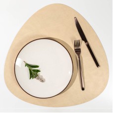 Подстановочная салфетка треугольник 41х41 см, кремовый, VERO