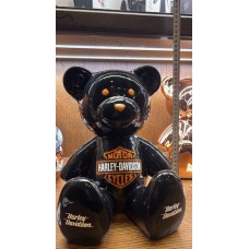 Скульптура Мишка Harley Davidson, H35 см, Naor, Франция   Art-S/N/BHarley/BLOR35