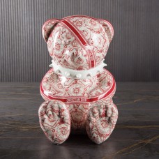 Скульптура Мишка Dior (маленький), h30x15x25cm, цвет розовый, Naor, Франция Art-S/N/BD/30